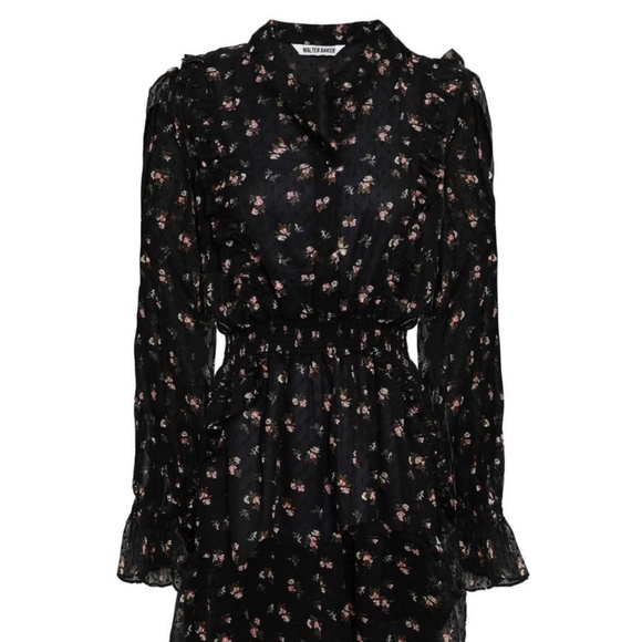 New WALTER BAKER Chiffon Dress Size 4 - Picture 3 of 4